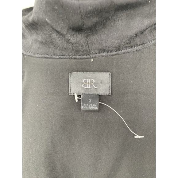 Banana Republic Matte Sequin Wrap Dress Silk Trim Size 2 - Picture 13 of 16